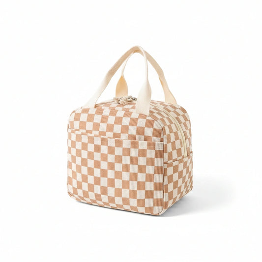 sac isotherme motif damier