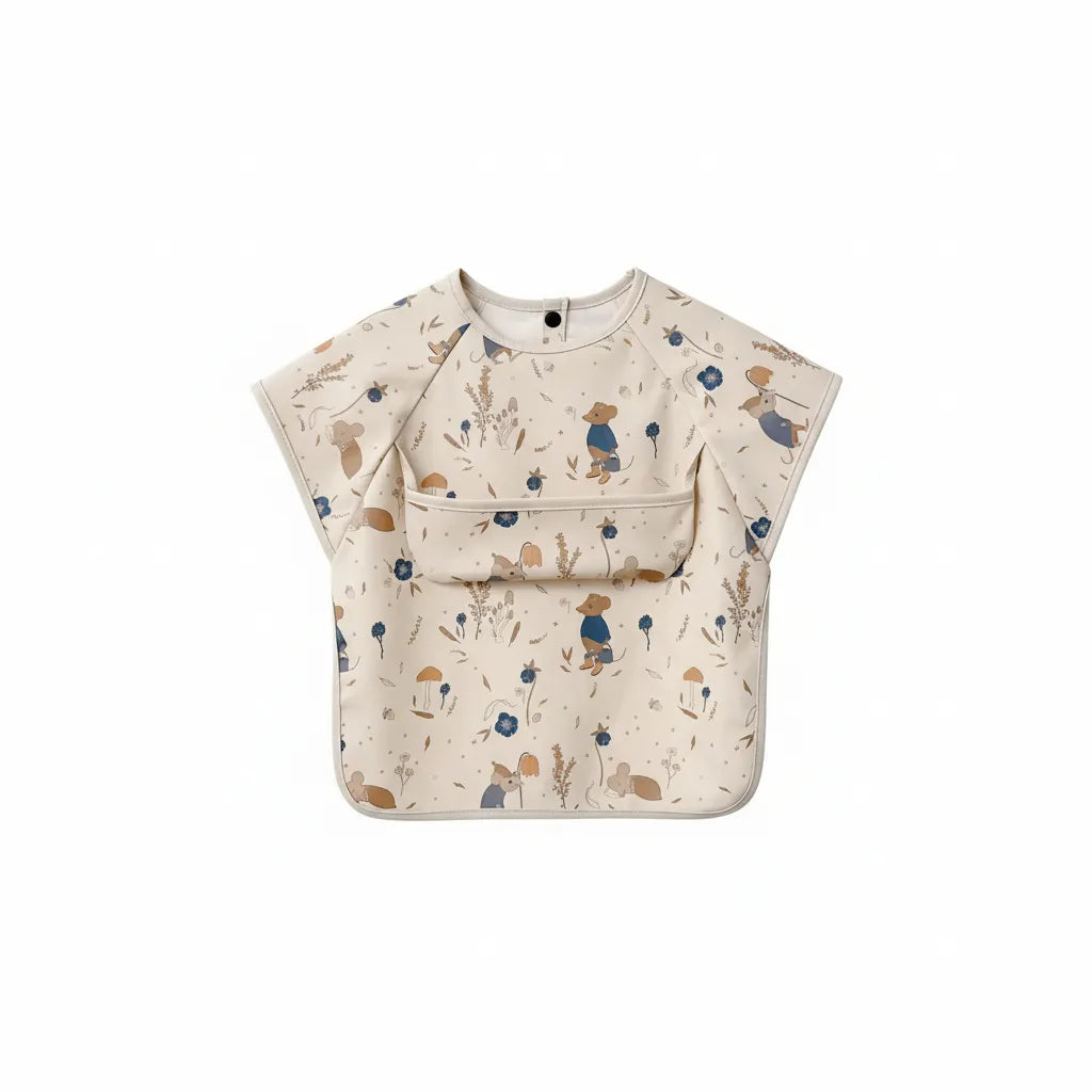 bavoir motif oursons vue de face