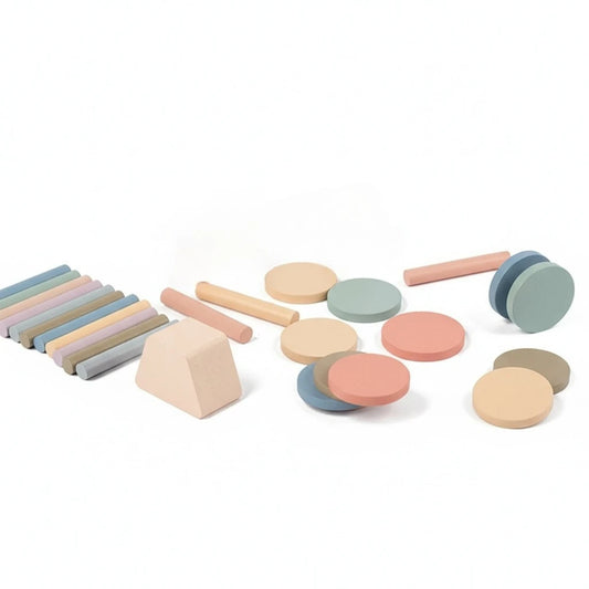 Pièces en bois jouet sensoriel Montessori bébé Boobo