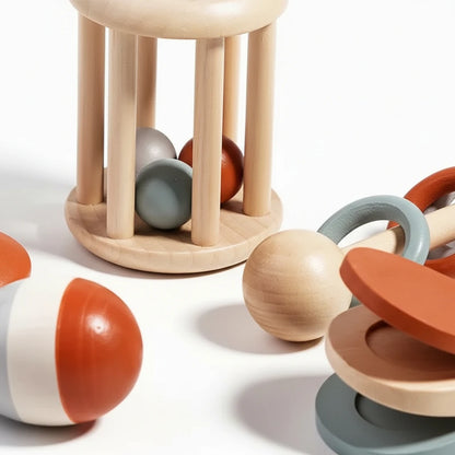 Ensemble de jouets musicaux Montessori en bois pour bébé Boobo