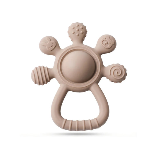 anneau de dentition couleur marron