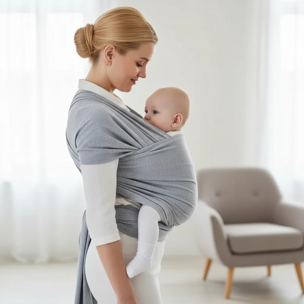 maman qui porte son enfant 