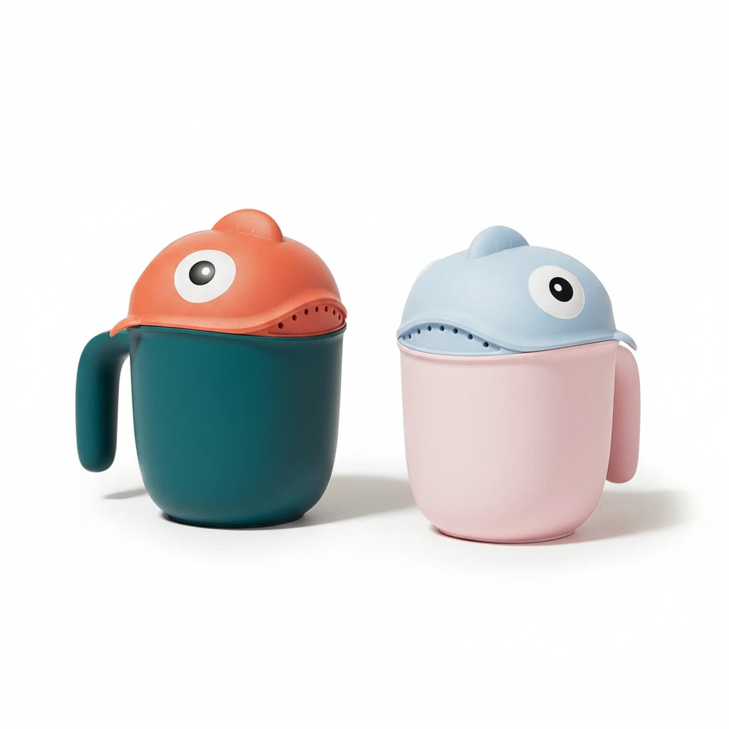 Pommeaux de douche bébé Boobo disponibles en deux couleurs