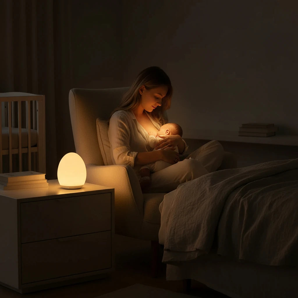 Veilleuse bébé Boobo apaisante pour allaitement et tétée de nuit