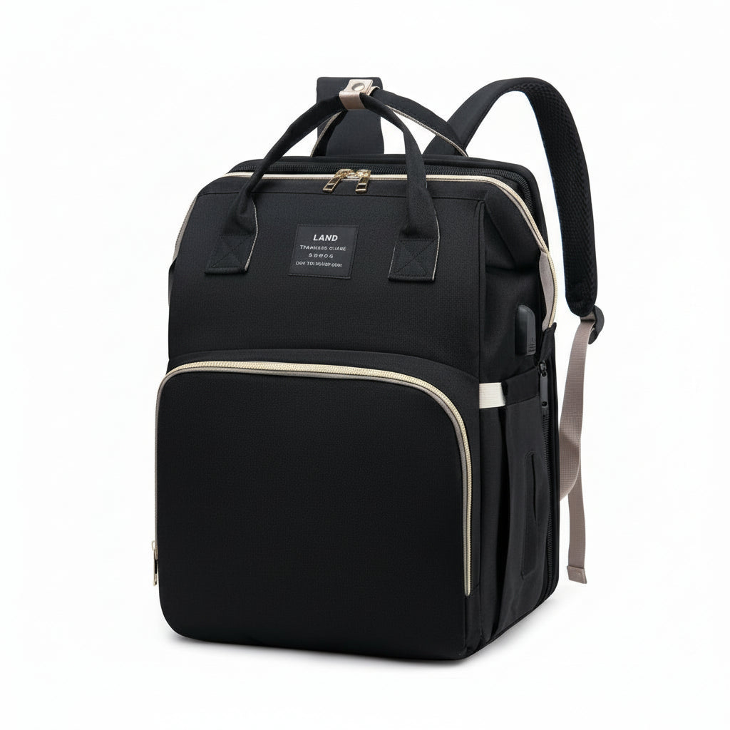 sac a langer nomade noir 